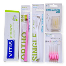 Healthy Smile + Vitis Ортодонтичний набір для догляду за брекетами